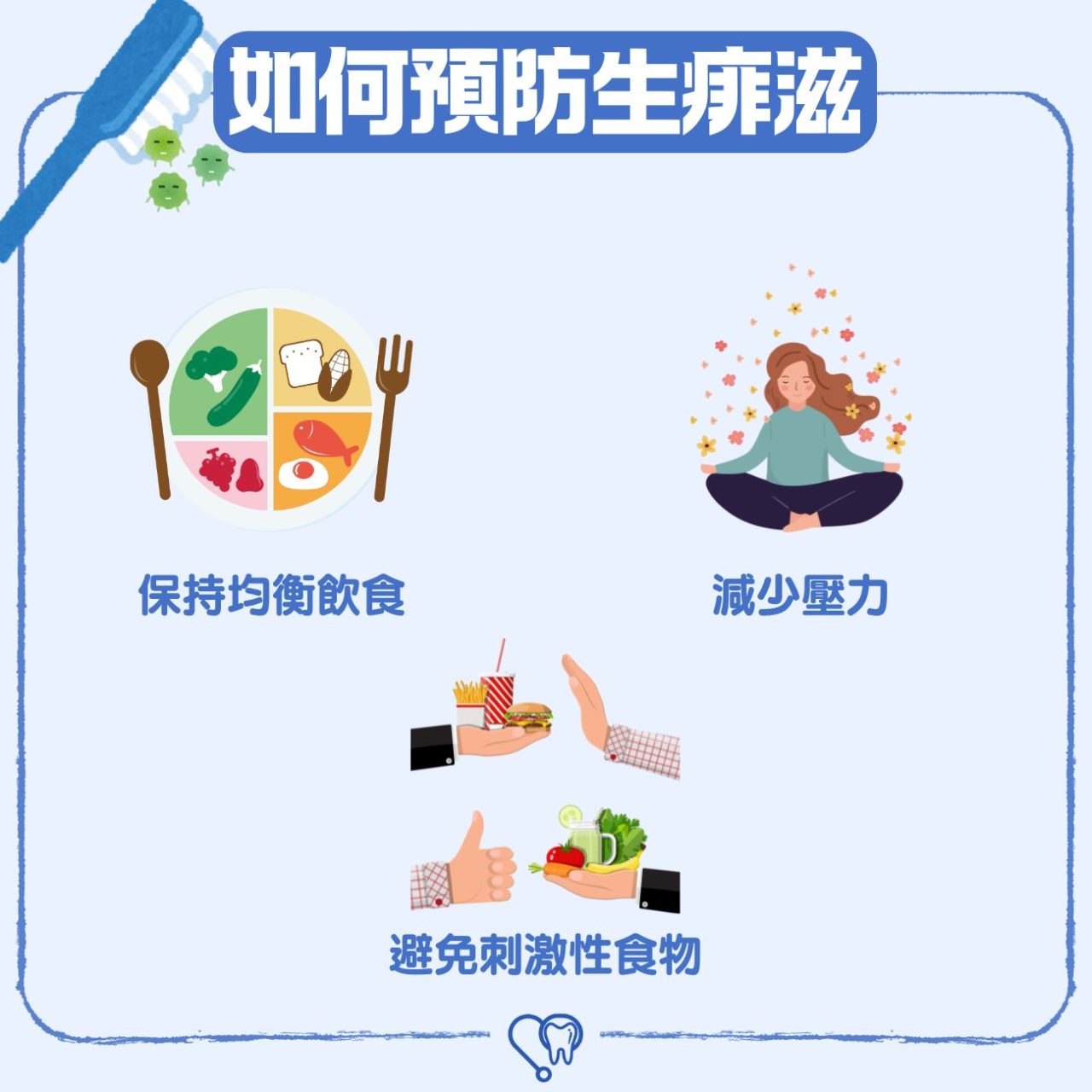 生痱滋 點算好?口腔潰瘍好煩惱!5大痱滋成因及紓緩方法
