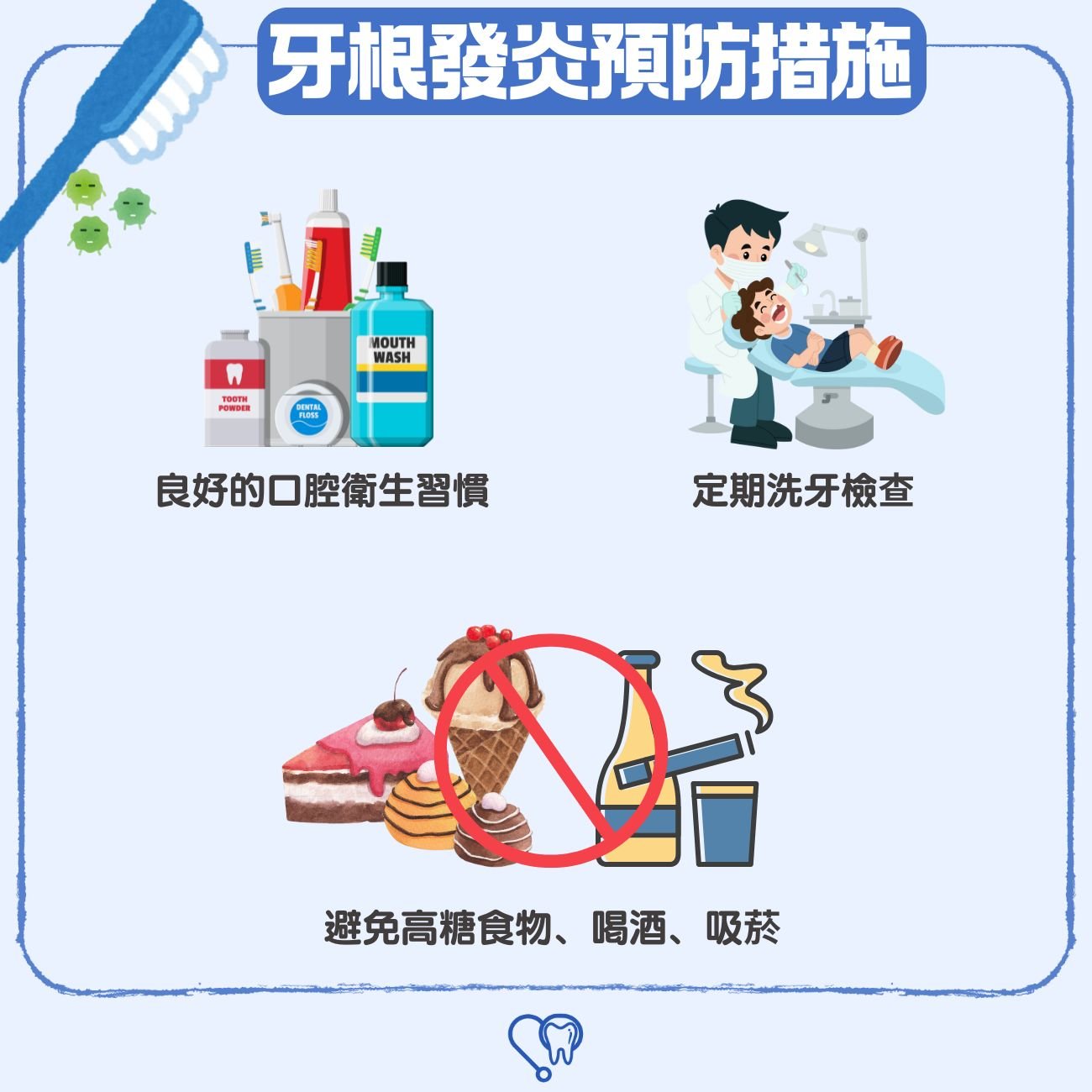 牙根發炎預防措施