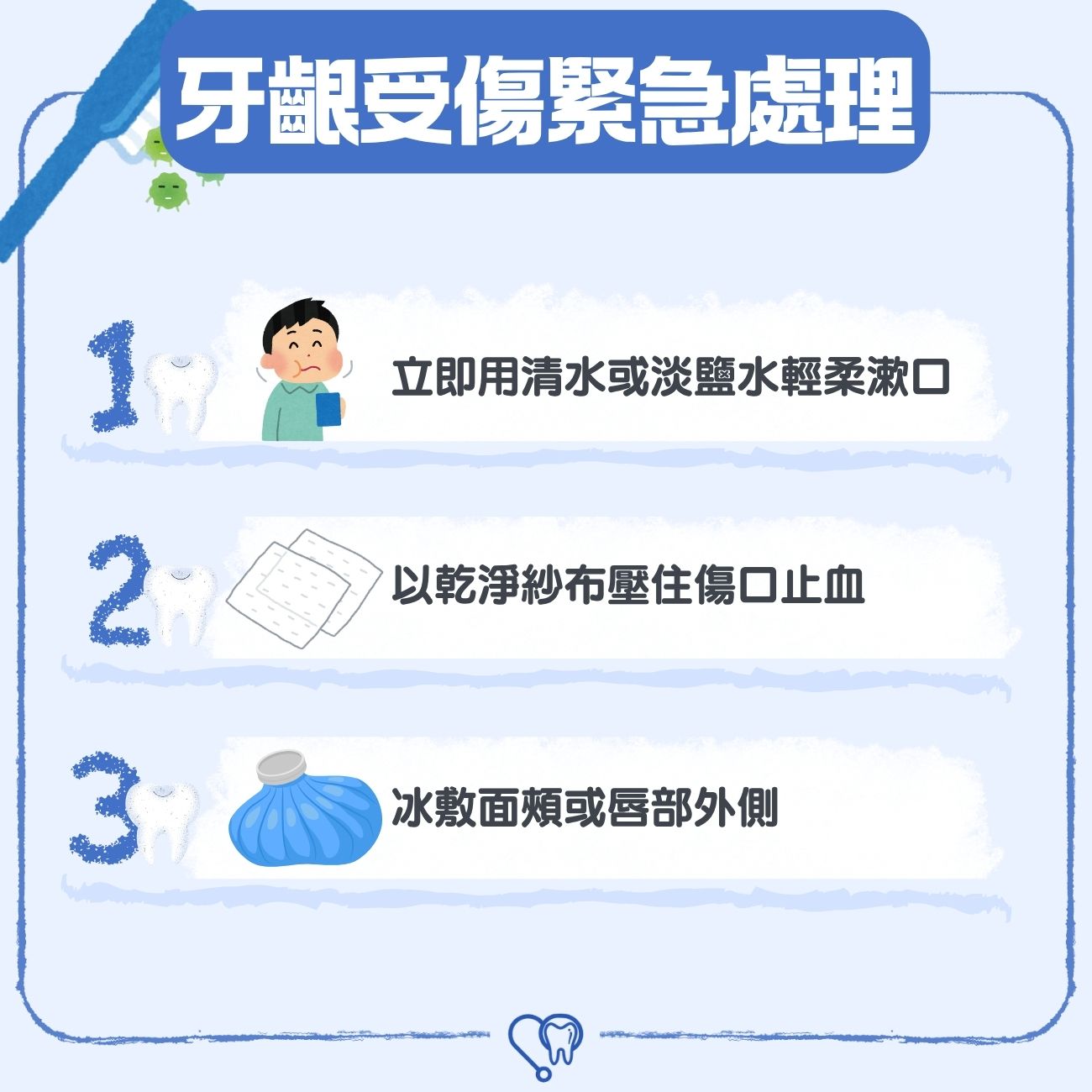 牙齦受傷緊急處理