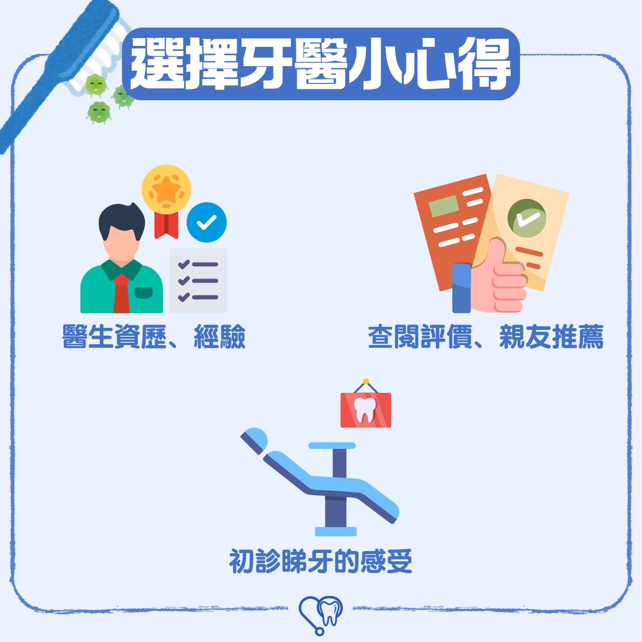 選擇牙醫小心得