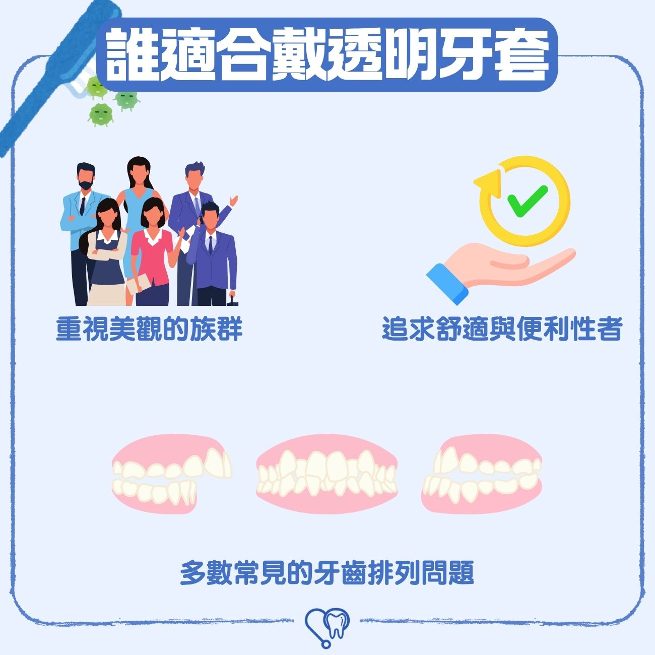 誰適合戴透明牙套？
