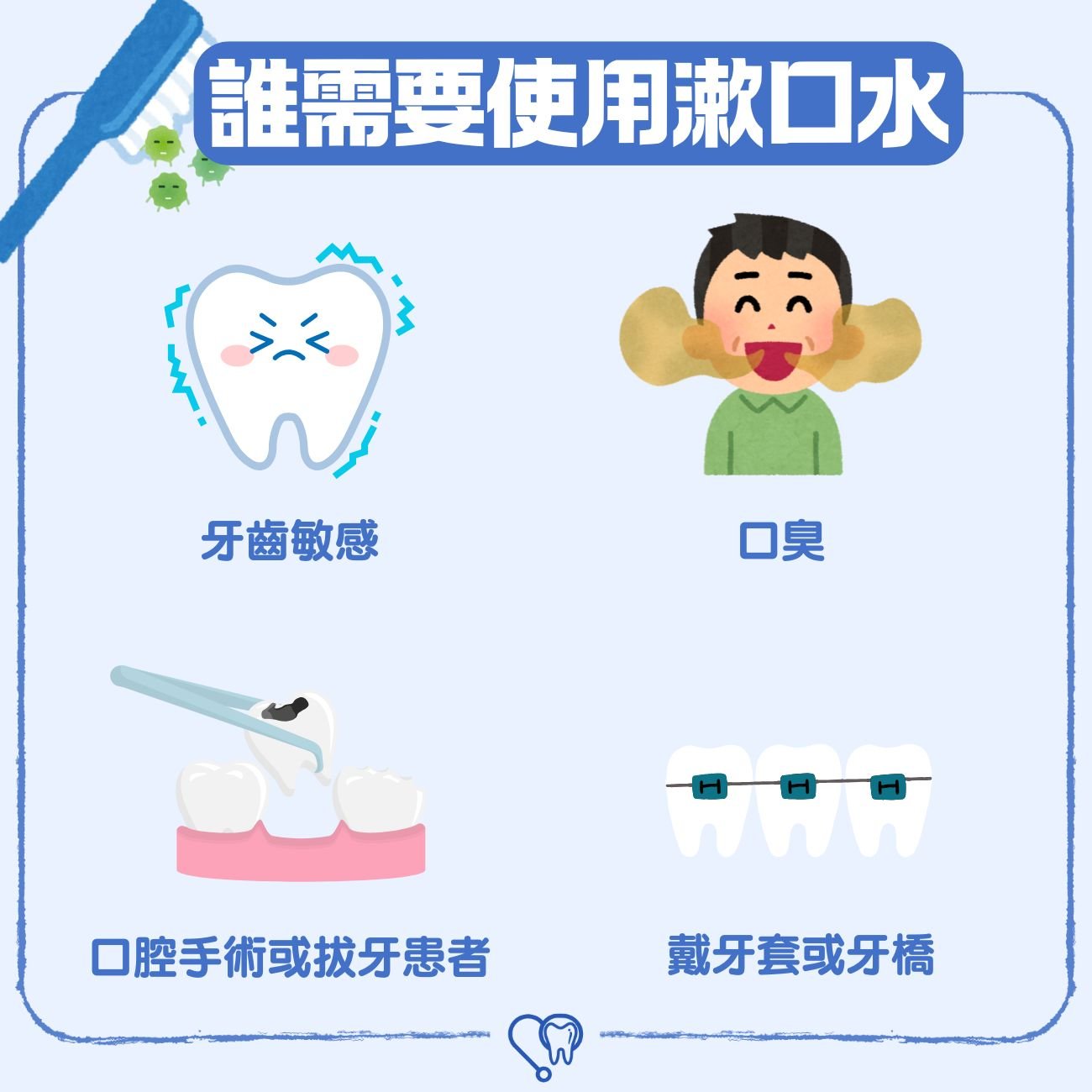 誰需要使用漱口水 