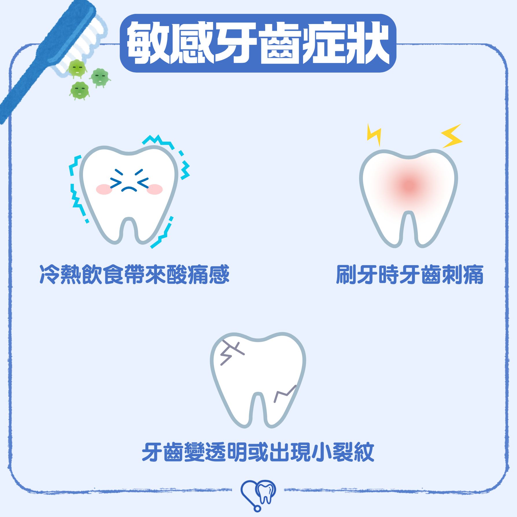 敏感牙齒症狀