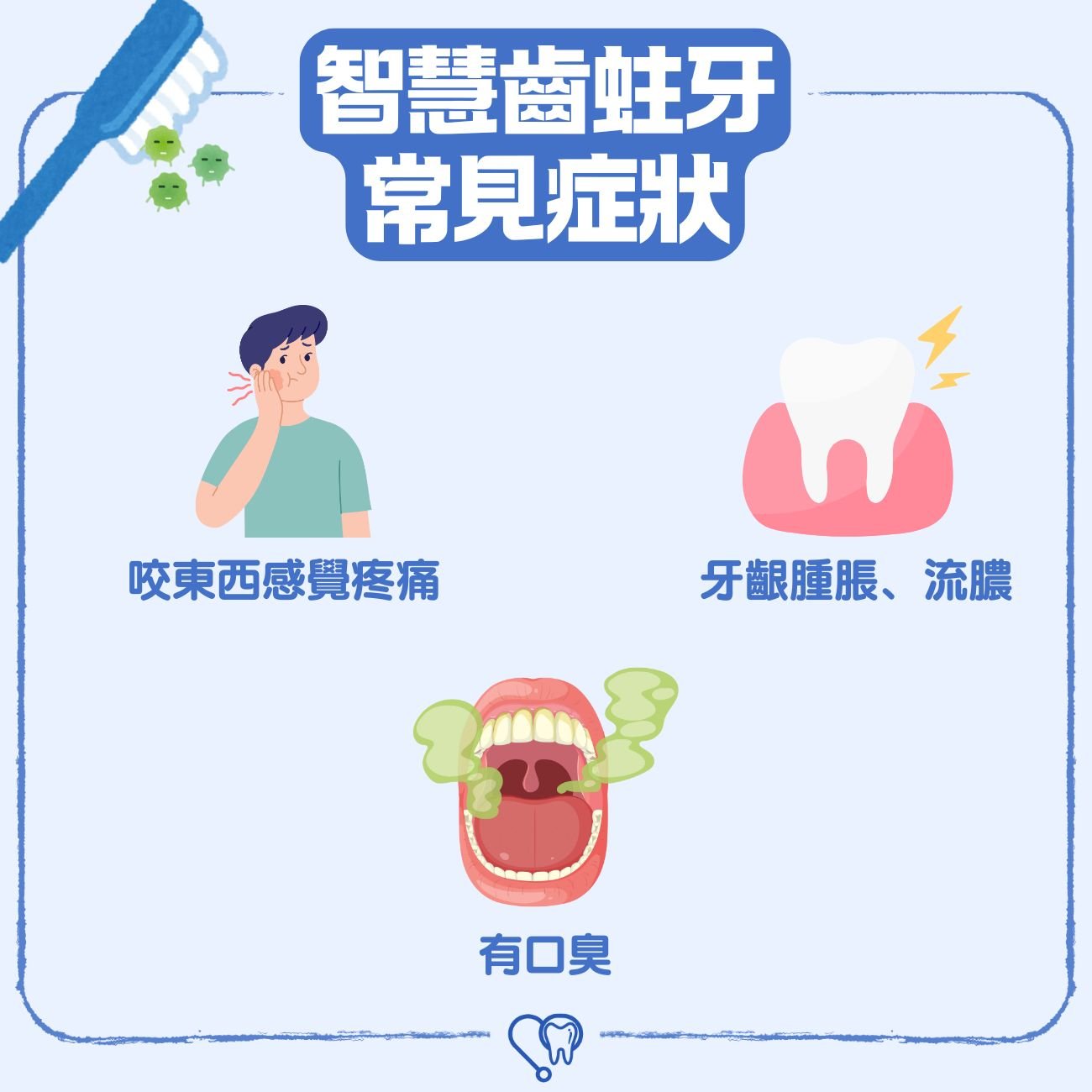 智慧齒蛀牙常見症狀